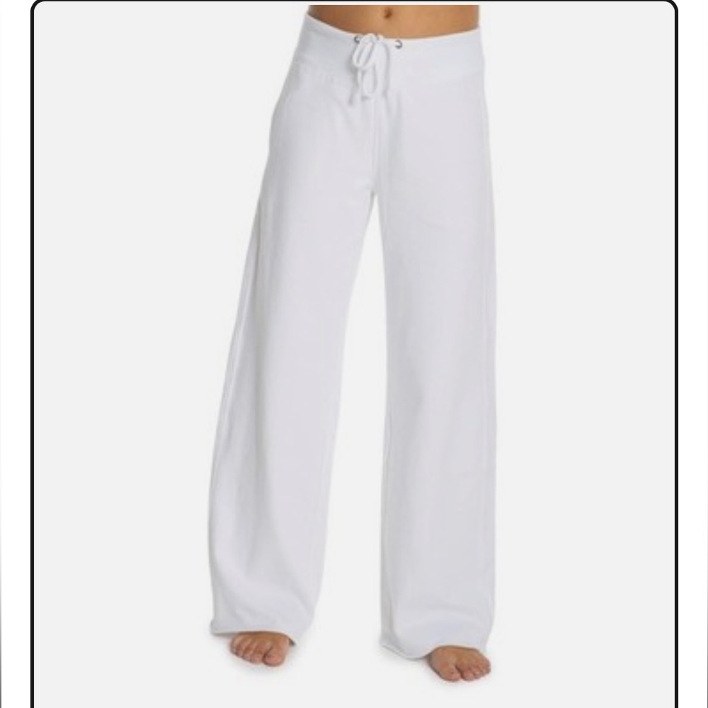 Barefoot Dream White Malibu Brushed Jersey pants